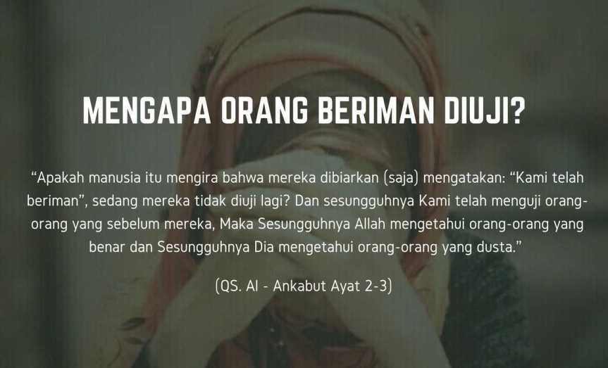 Ujian Sebagai Tanda Kasih Allah Kepada&nbsp;Hamba-Nya