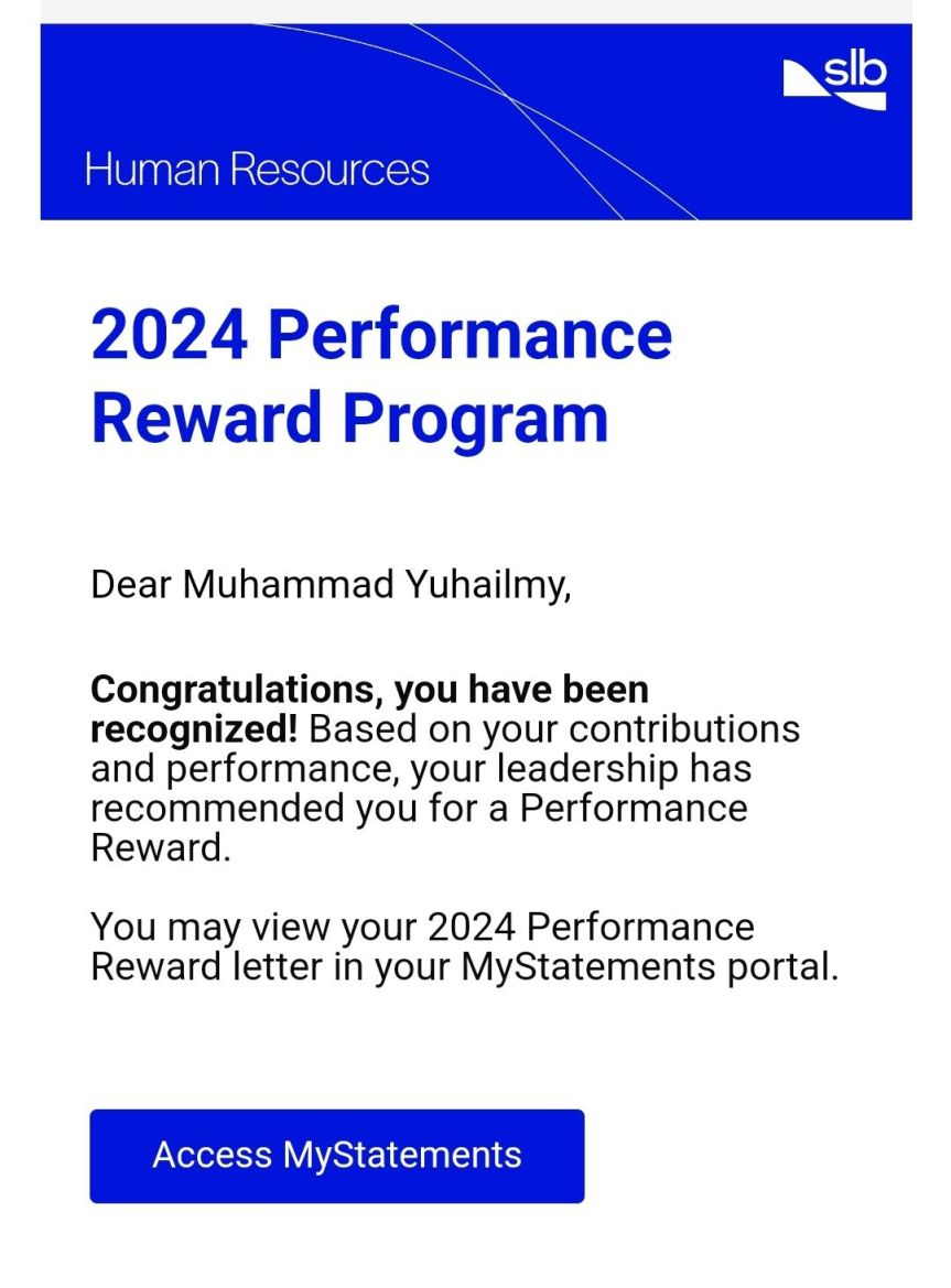 SLB 2024 Performance Reward&nbsp;Program